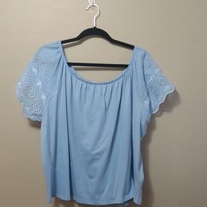 Blue women's top from  H&M